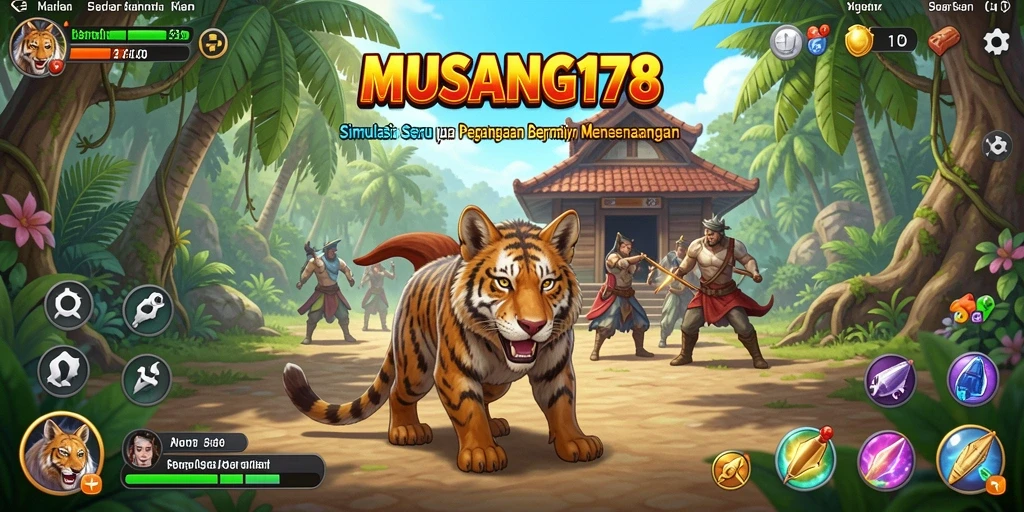 Screenshot utama game MUSANG178 menampilkan elemen gameplay yang menarik dan interaktif.