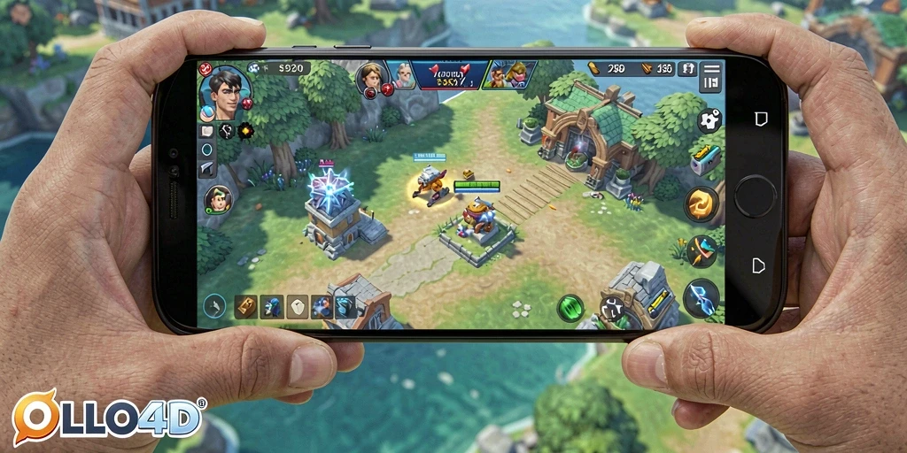 Tampilan gameplay OLLO4D yang seru dan strategis.