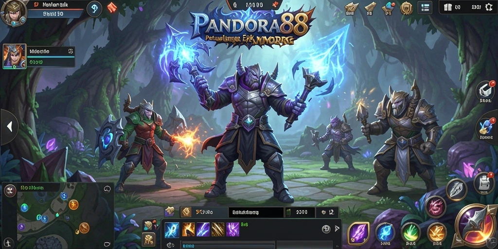 Tampilan gameplay PANDORA88 yang mendebarkan dan penuh aksi.