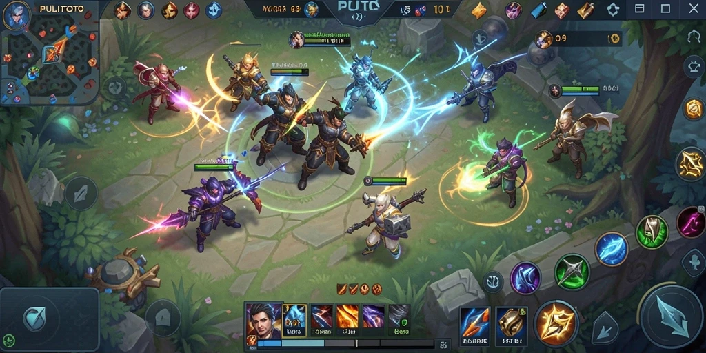Tampilan gameplay PULITOTO yang penuh aksi dan strategi.