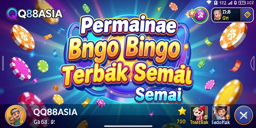 Tangkapan layar gameplay QQ88ASIA yang menampilkan momen seru permainan Bingo.