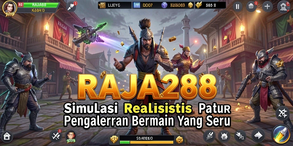 Tampilan gameplay menarik dari RAJA288 dengan grafis menawan.