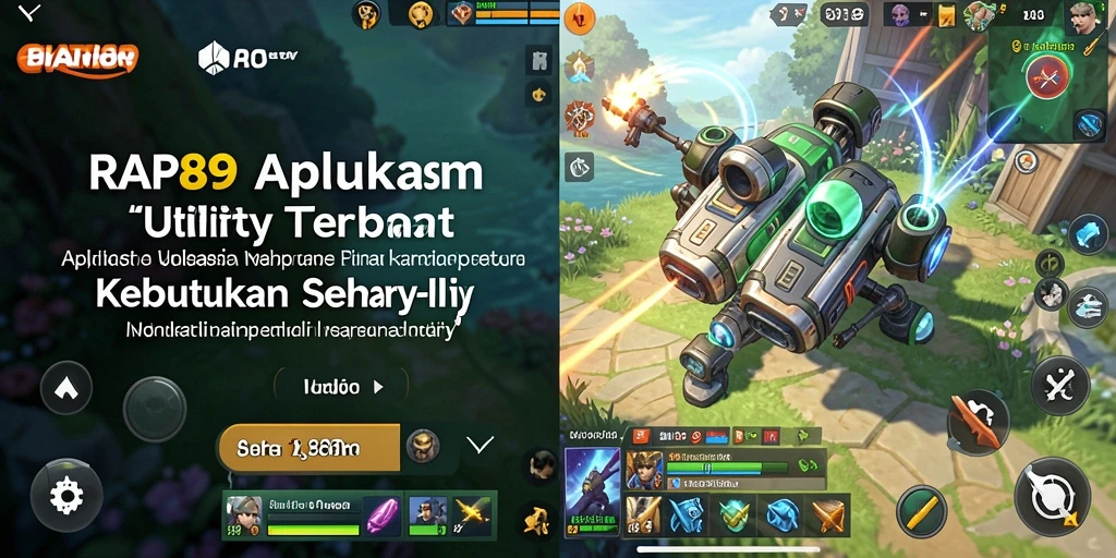 Screenshot RAP89 yang menunjukkan kemudahan penggunaan aplikasi Utility.