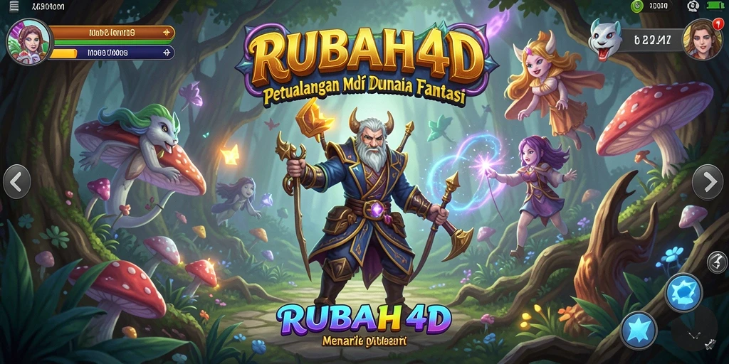 Gameplay menantang dengan grafis yang mempesona dalam RUBAH4D.