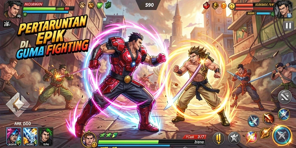 Tangkapan layar gameplay S80 yang menampilkan aksi pertarungan seru.