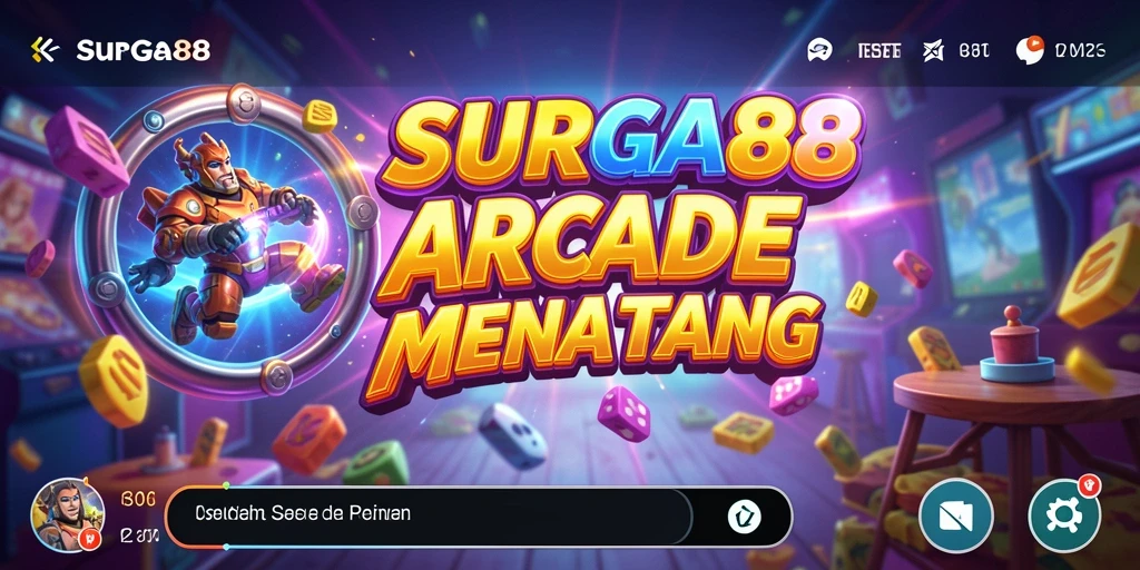 Tampilan gameplay SURGA88 yang penuh aksi dan menyenangkan.